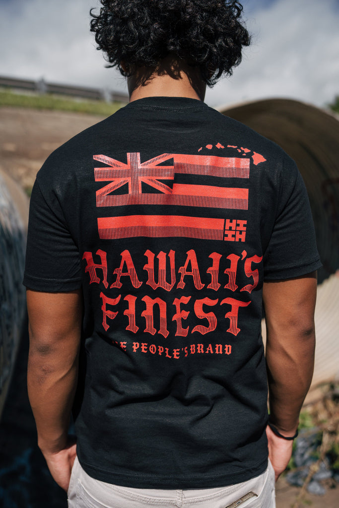 PEOPLE'S BRAND RED T-SHIRT Shirts Hawaii's Finest 