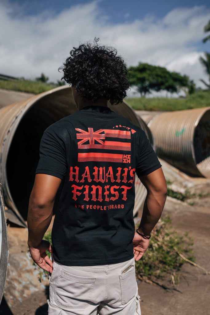 PEOPLE'S BRAND RED T-SHIRT Shirts Hawaii's Finest 