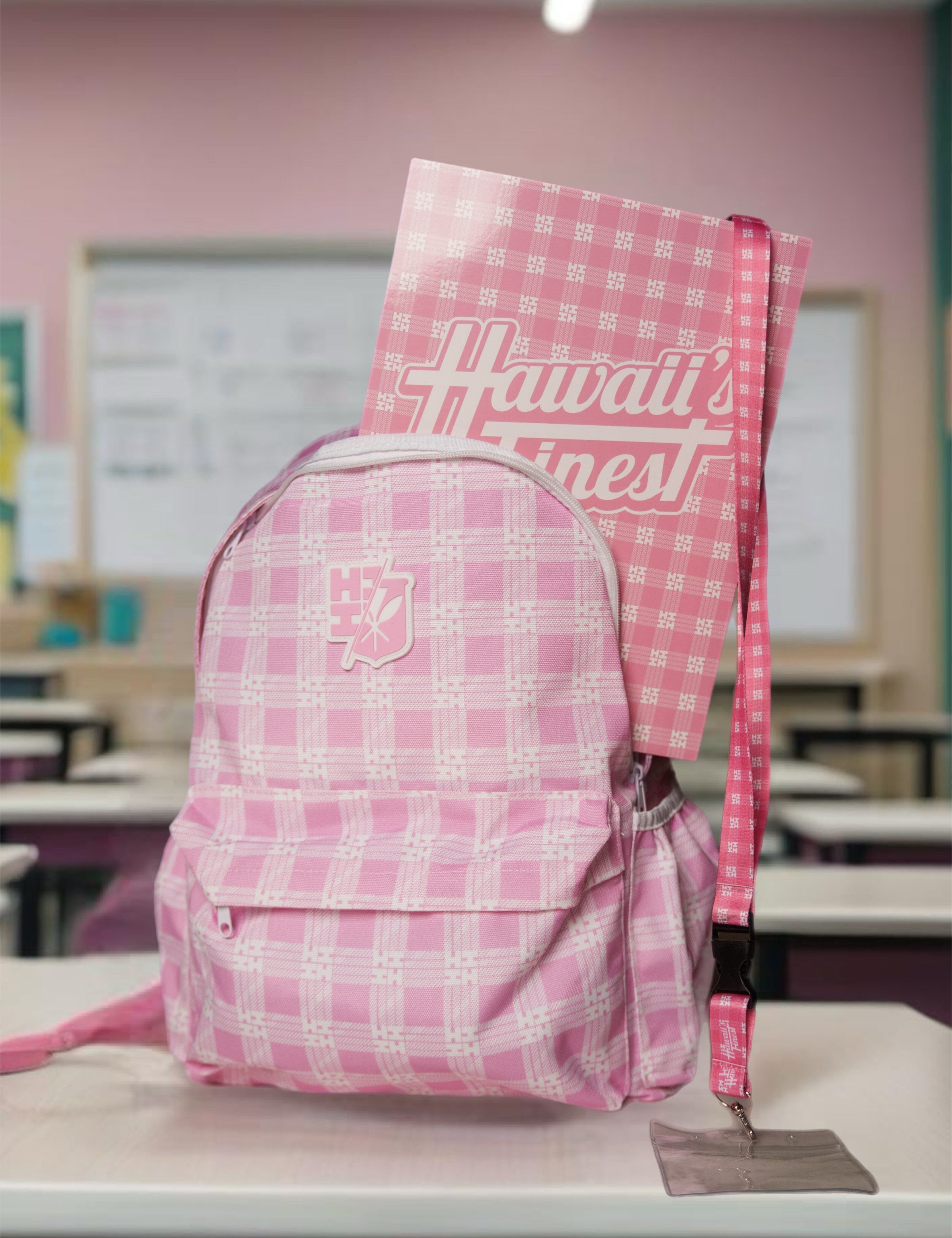 PINK HIFI PALAKA BACK-TO-SCHOOL SET Backpack Hawaii's Finest 