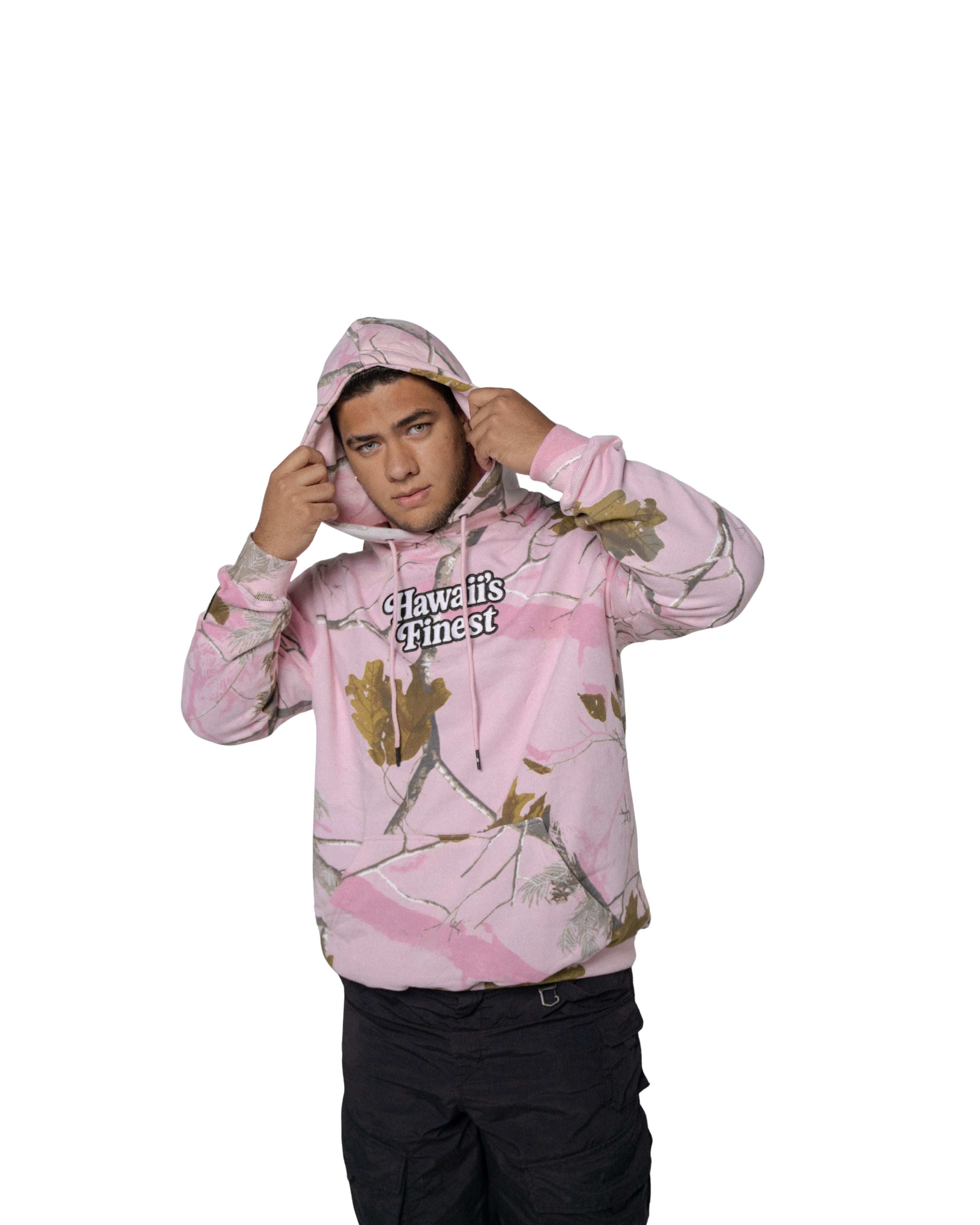 PINK PANTHER CAMO HOODIE Jacket Hawaii's Finest SMALL 