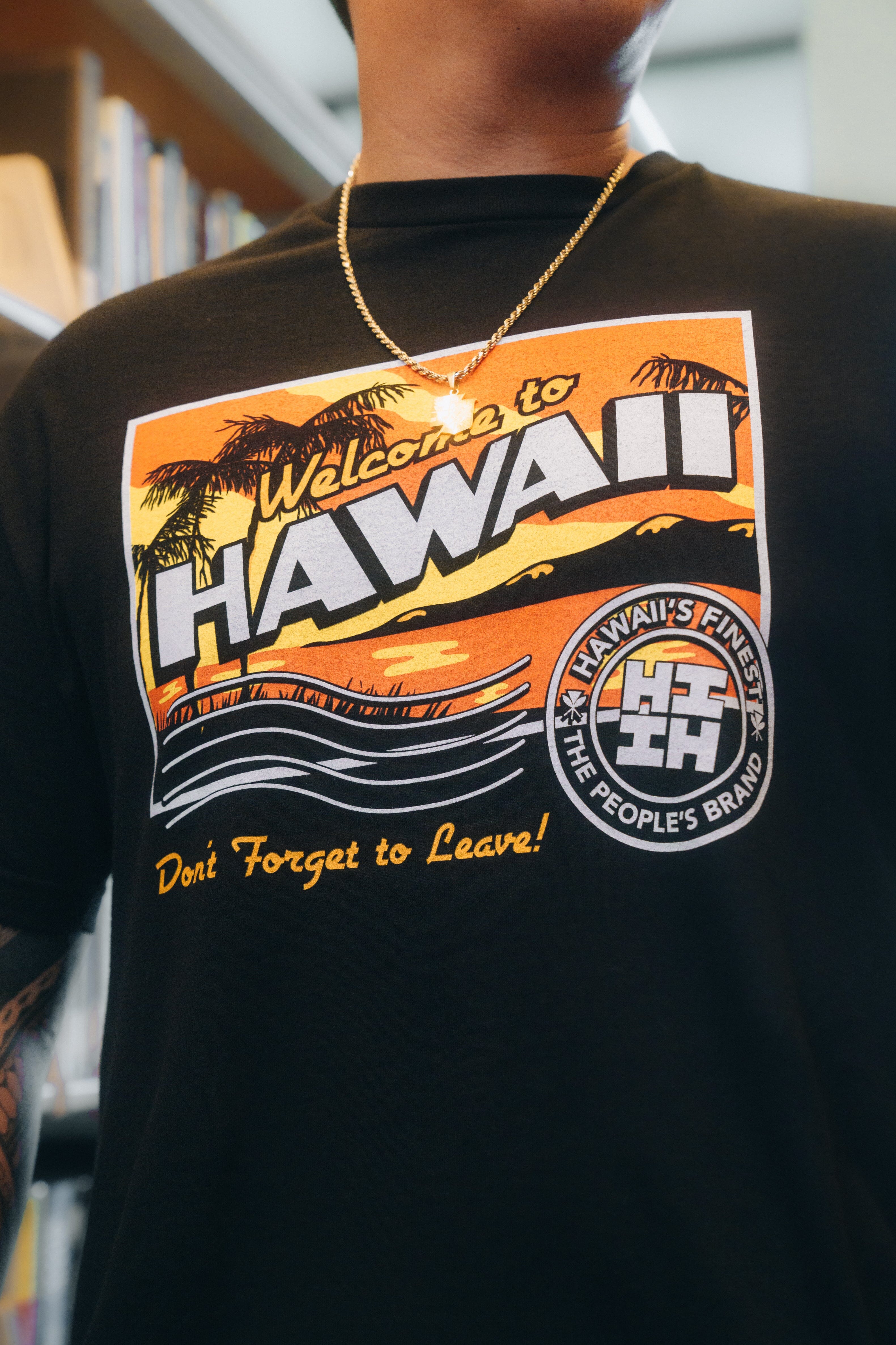 POSTCARD SUNSET T-SHIRT Shirts Hawaii's Finest 