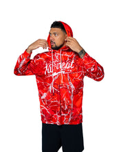 POWER TOOLS RED TREE CAMO DRI-FIT LONGSLEEVE W/HOOD Hawaii's Finest X-SMALL 
