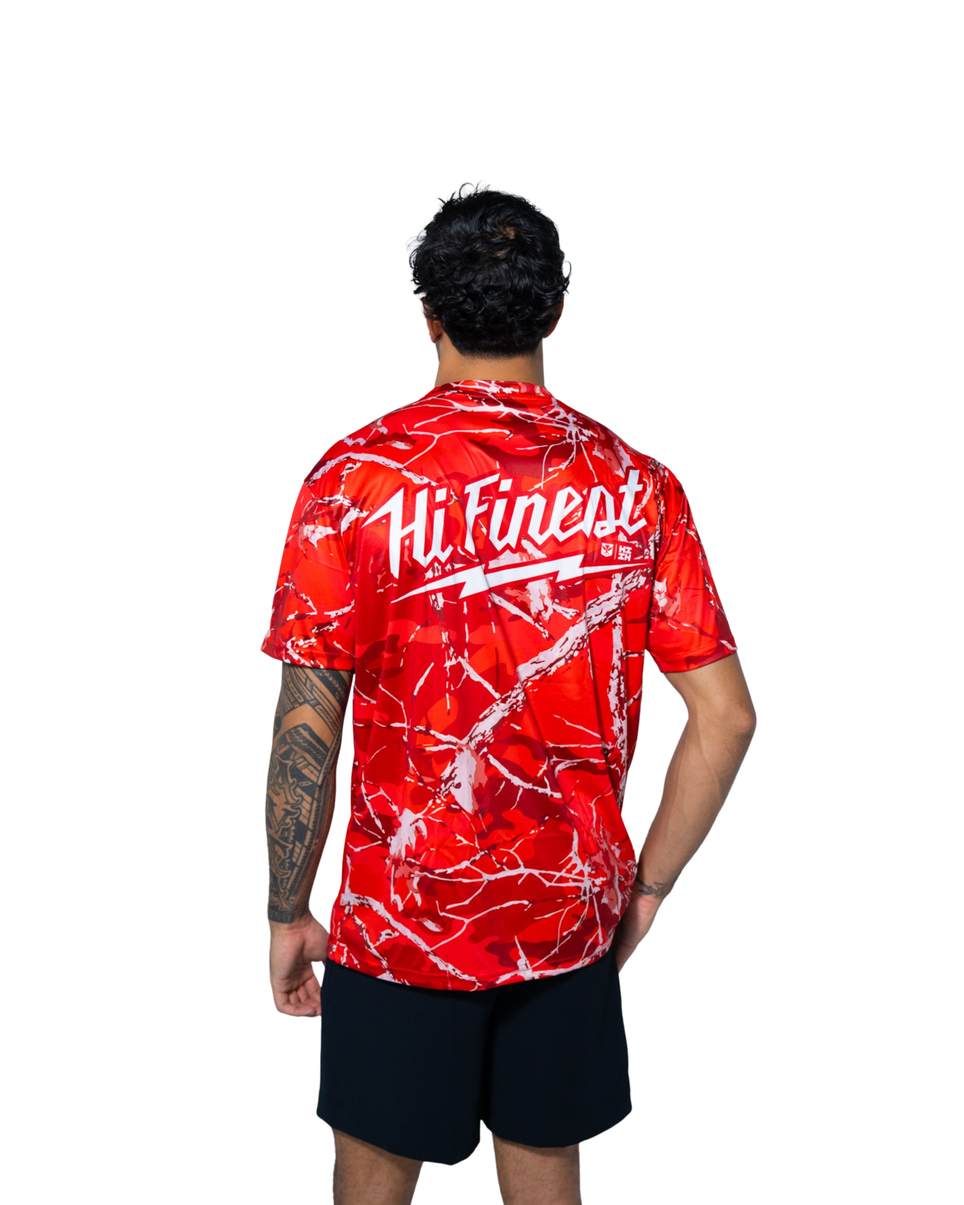 POWER TOOLS RED TREE CAMO DRI-FIT T-SHIRT Hawaii's Finest 