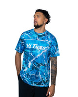 POWER TOOLS TEAL TREE CAMO DRI-FIT T-SHIRT