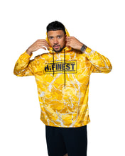 POWER TOOLS YELLOW TREE CAMO DRI-FIT LONGSLEEVE W/HOOD Hawaii's Finest X-SMALL 