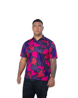 PURPLE & PINK GOLF CAMO GOLF SHIRT