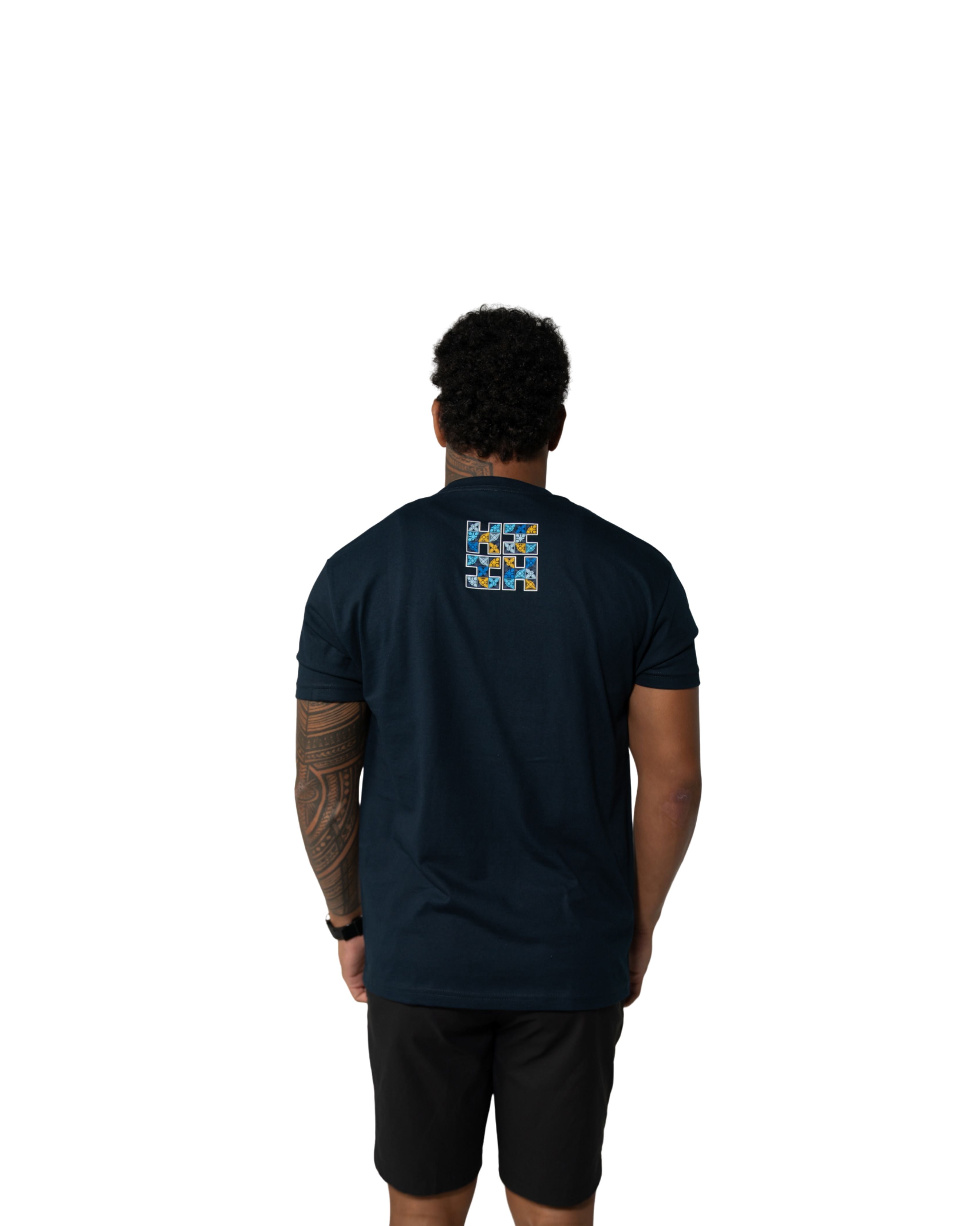 QUILT LOGO NAVY T-SHIRT Shirts Hawaii's Finest 