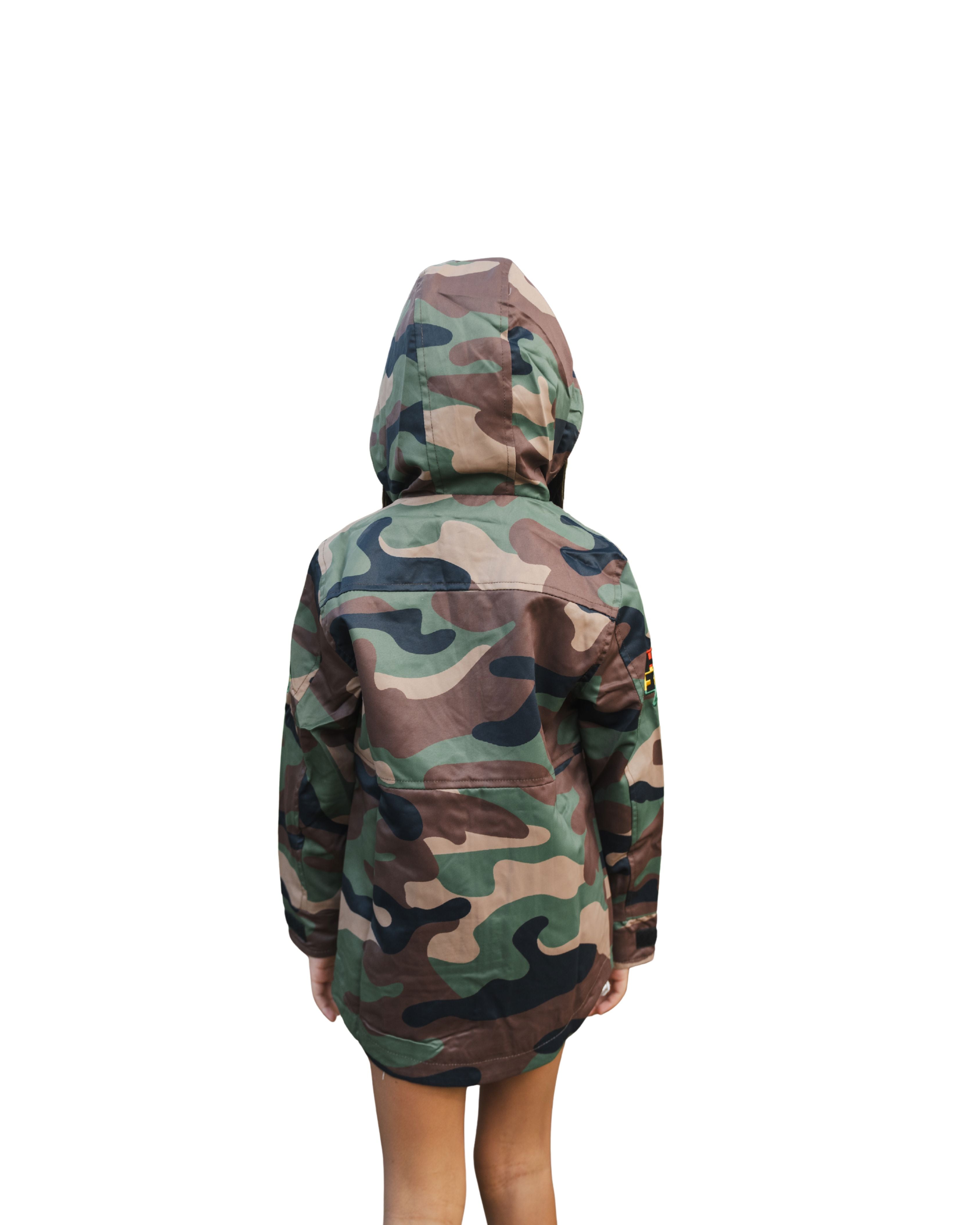 RASTA CAMO KEIKI MILITARY JACKET Jacket Hawaii's Finest 
