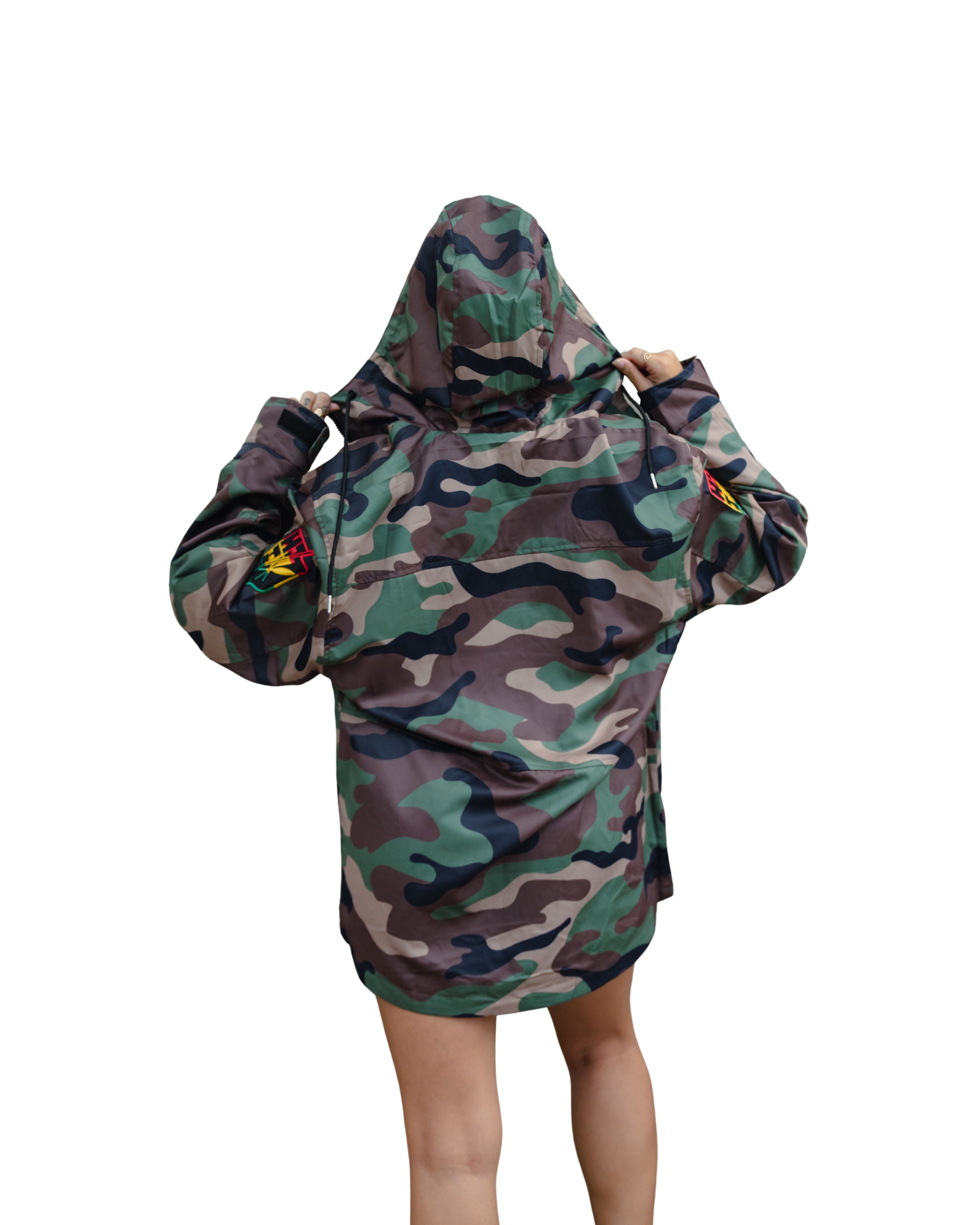RASTA CAMO MILITARY JACKET Jacket Hawaii's Finest 