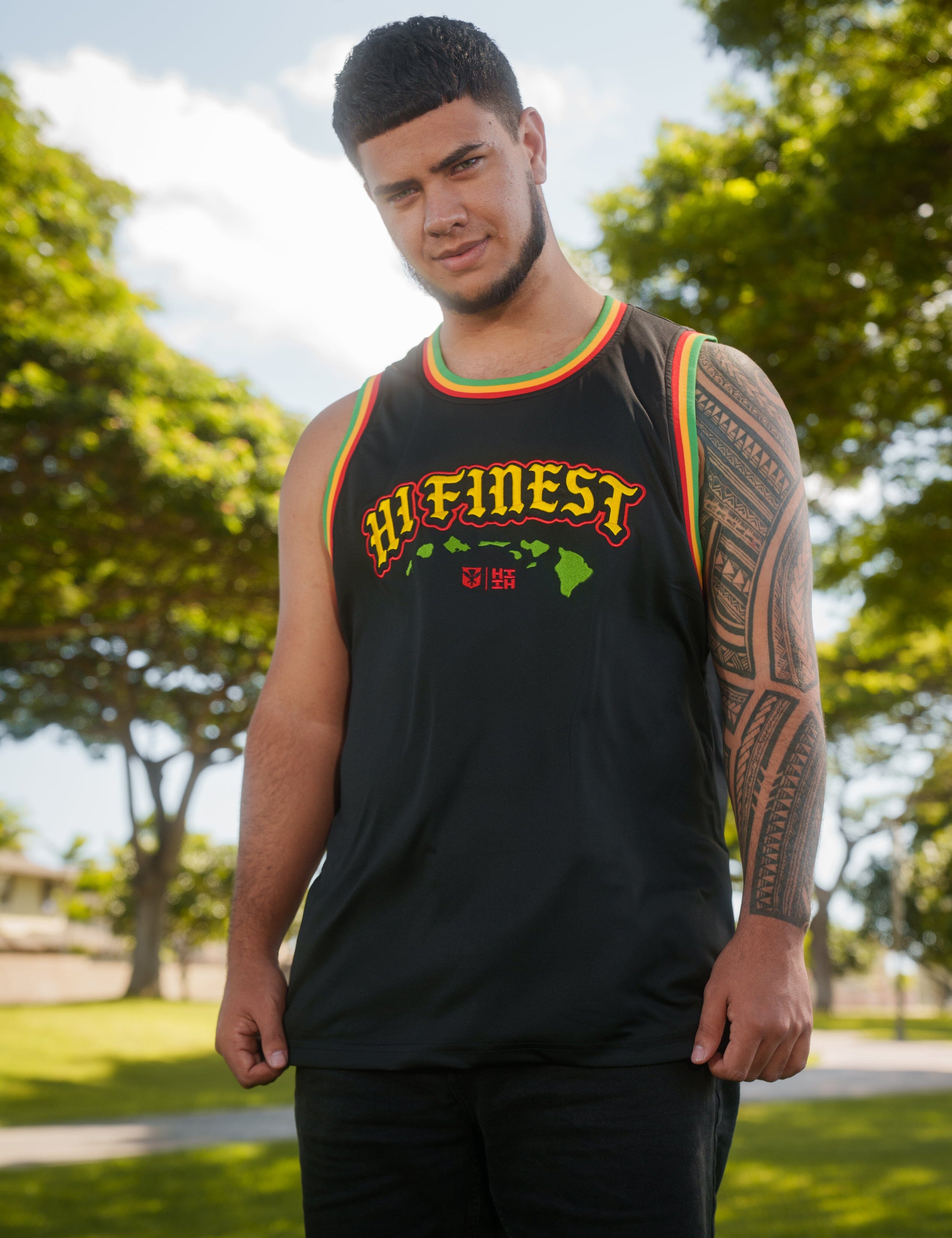 RASTA ISLANDS STREETWEAR JERSEY Jersey Hawaii's Finest 