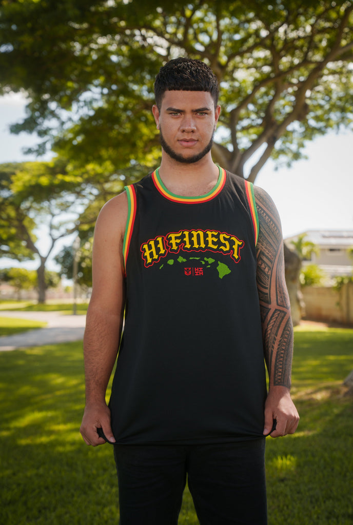 RASTA ISLANDS STREETWEAR JERSEY Jersey Hawaii's Finest X-SMALL 