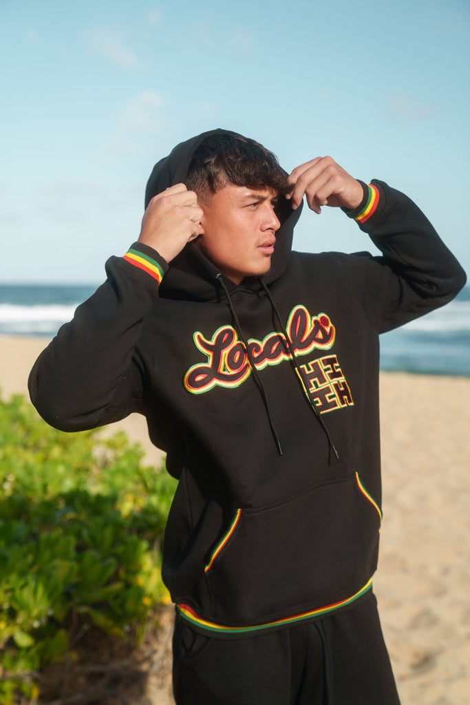 RASTA LOCALS HOODIE COLLAB Jacket Hawaii's Finest 