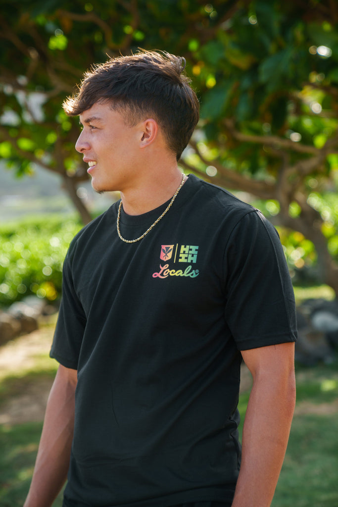 RASTA LOCALS T-SHIRT COLLAB Shirts Hawaii's Finest SMALL 