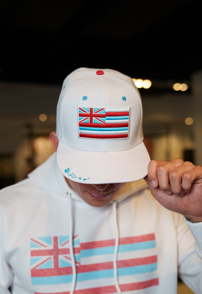 RED & BLUE FLAG MINI COLLECTION HAT Hat Hawaii's Finest 