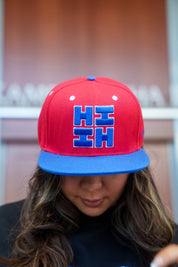 RED & BLUE HIFI LOGO HAT Hat Hawaii's Finest 