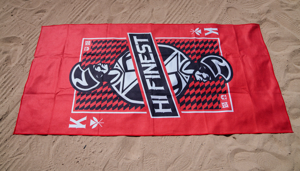 RED KINGS TOWEL Utility Hawaii's Finest 