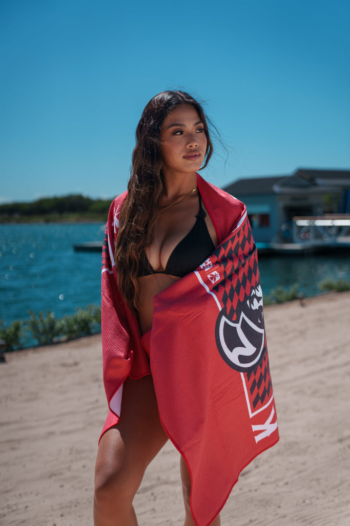 RED KINGS TOWEL Utility Hawaii's Finest 