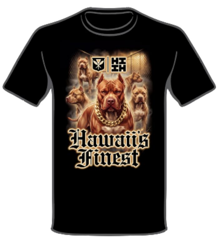 RED PIT GRAPHIC TEE Shirts Hawaii's Finest SMALL 