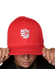 RED SPLIT LOGO HAT Hat Hawaii's Finest 