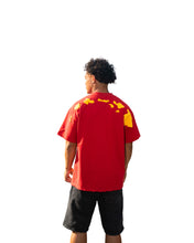 RED & YELLOW KEEP HAWAIIAN LANDS T-SHIRT Shirts Hawaii's Finest 