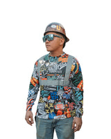 REFLECTIVE STICKERBOMB DRI-FIT LONGSLEEVE