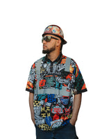 REFLECTIVE STICKERBOMB GOLF SHIRT