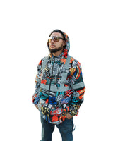 REFLECTIVE STICKERBOMB WINDBREAKER JACKET