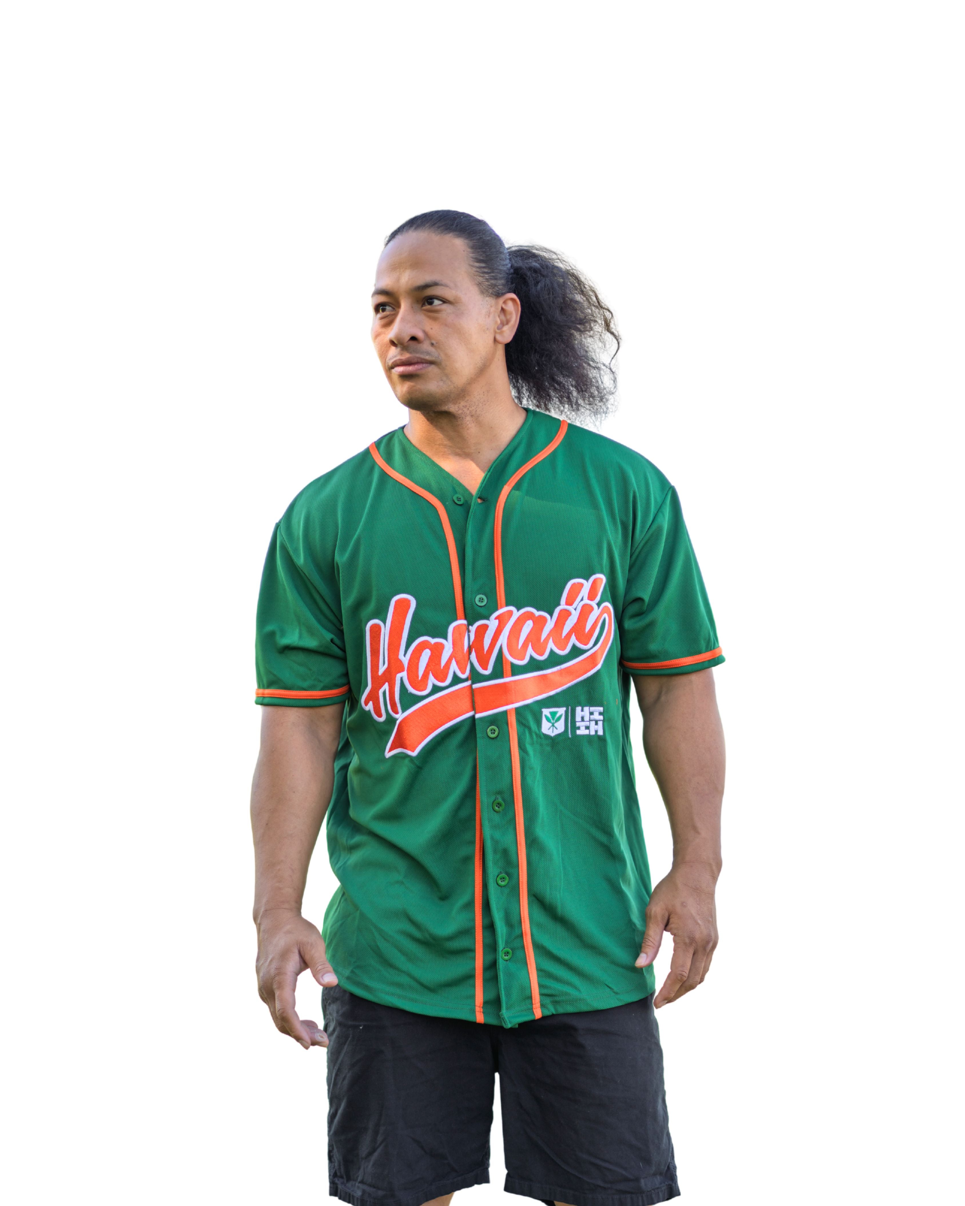 RETRO HAWAII BASEBALL JERSEY Hawaii's Finest X-SMALL 
