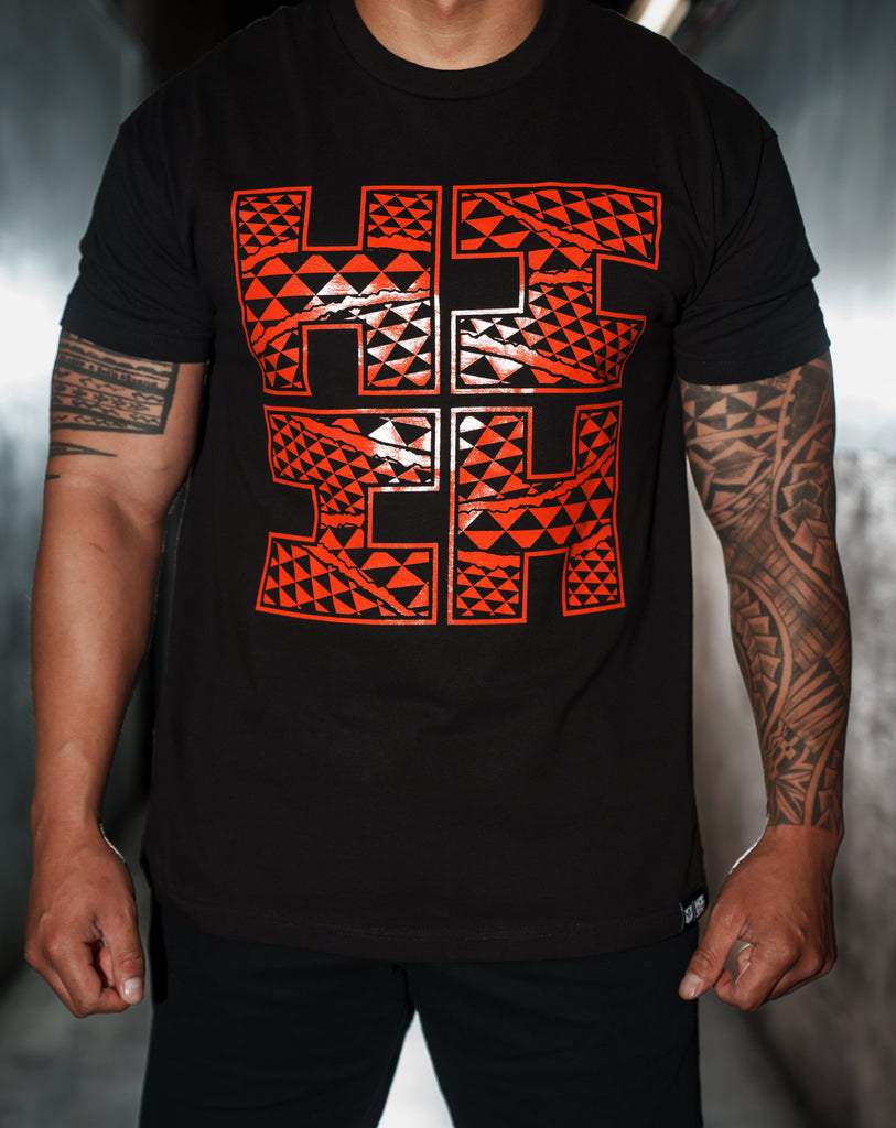 RIPPED TRIBAL RED T-SHIRT Shirts Hawaii's Finest 