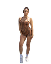 RUST PATTERN ACTIVE ROMPER Activewear Hawaii's Finest X-SMALL 