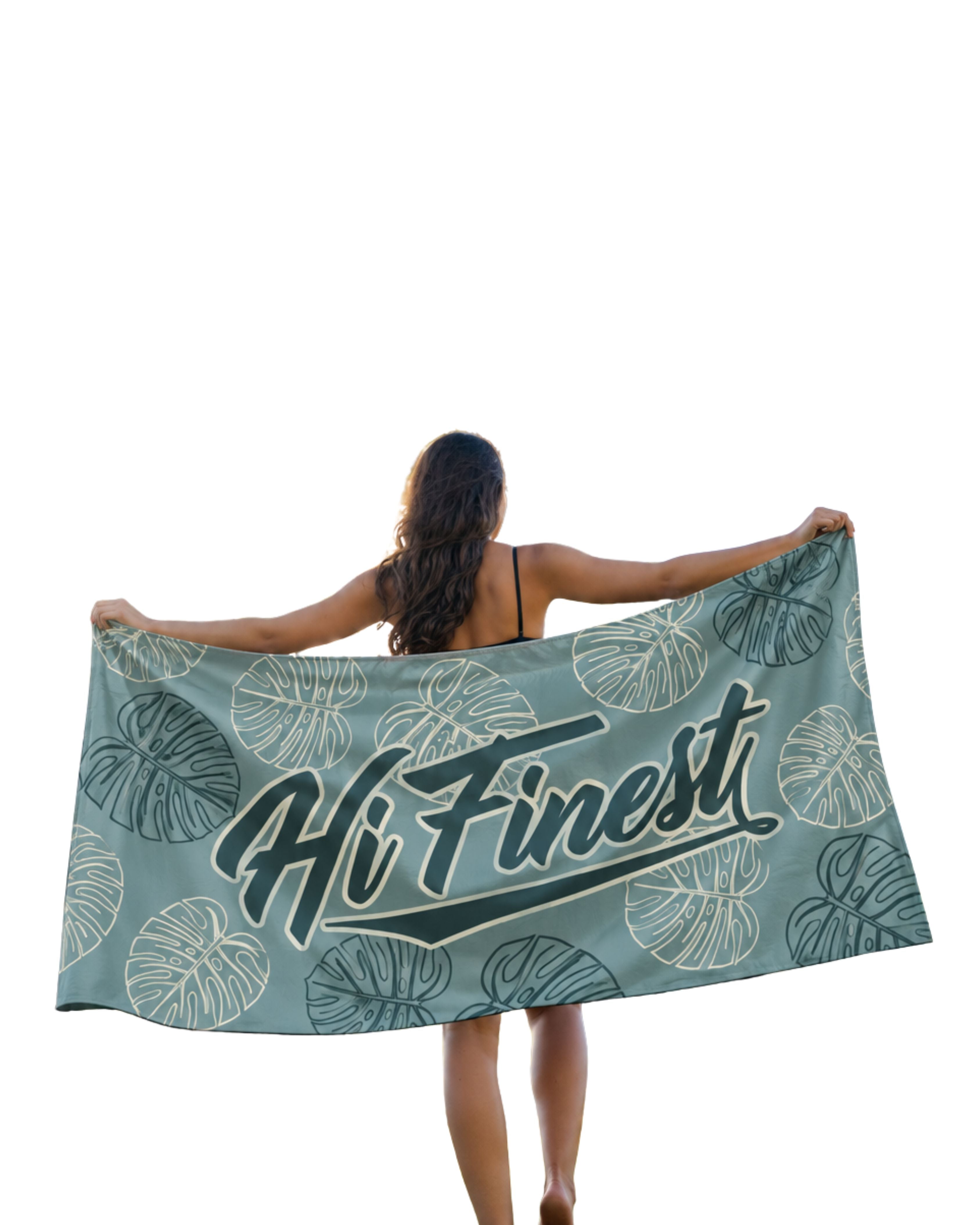 SAGE MONSTERA TOWEL Utility Hawaii's Finest 