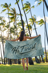 SAGE MONSTERA TOWEL