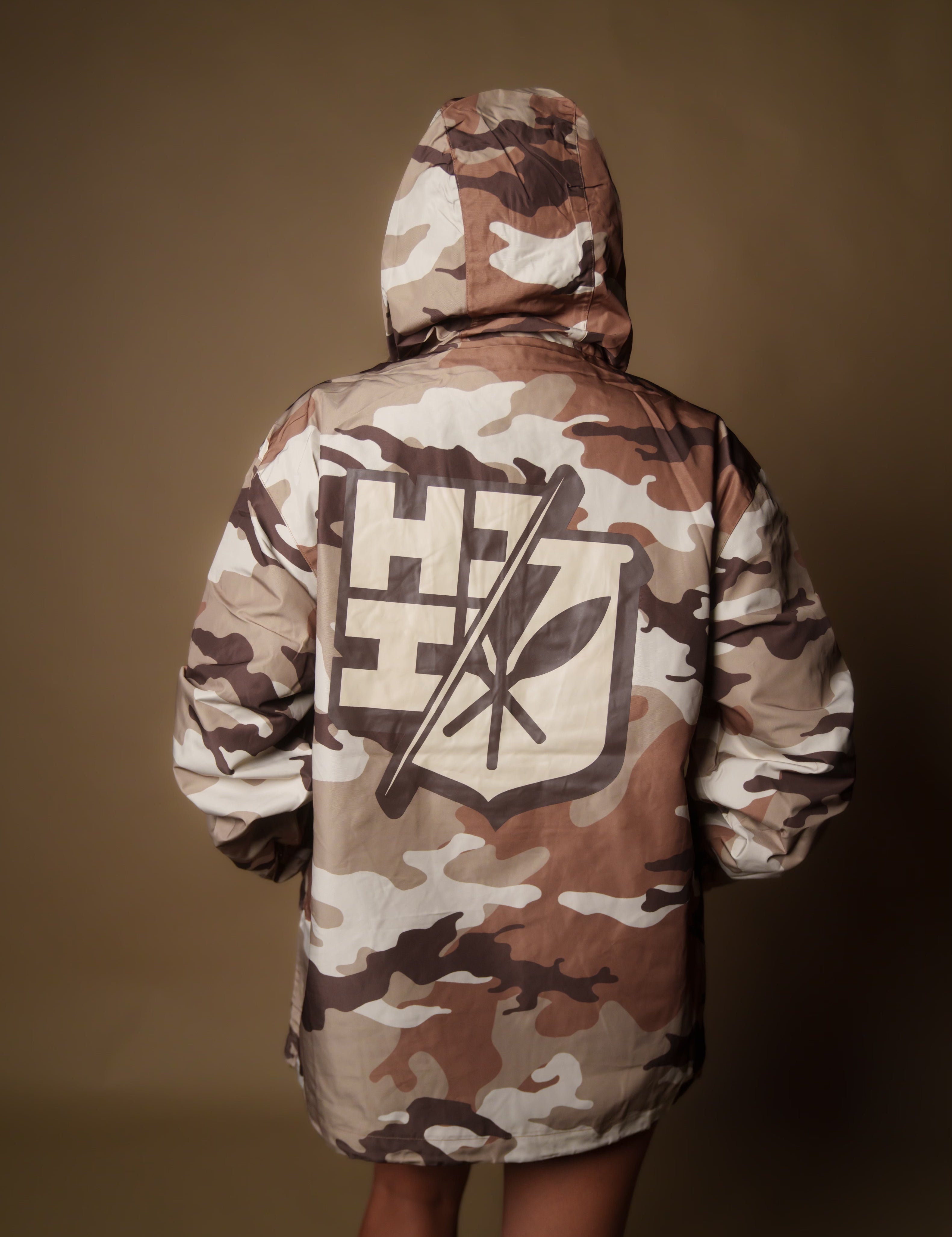 SAND CAMO RAIN JACKET Jacket Hawaii's Finest 