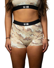 SAND CAMO WOMEN'S BOY SHORTS Activewear Hawaii's Finest X-SMALL 