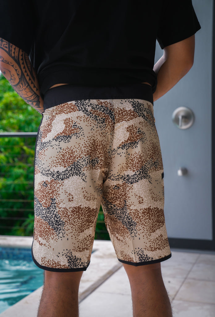 SAND SPRAY CAMO BOARDSHORTS Shorts Hawaii's Finest 