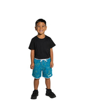 SEA GREEN DOODLE KEIKI BOARDSHORTS Shirts Hawaii's Finest X-SMALL 