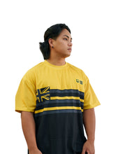 SIMPLE LOGO BLACK & YELLOW FLAG TEE Shirts Hawaii's Finest 
