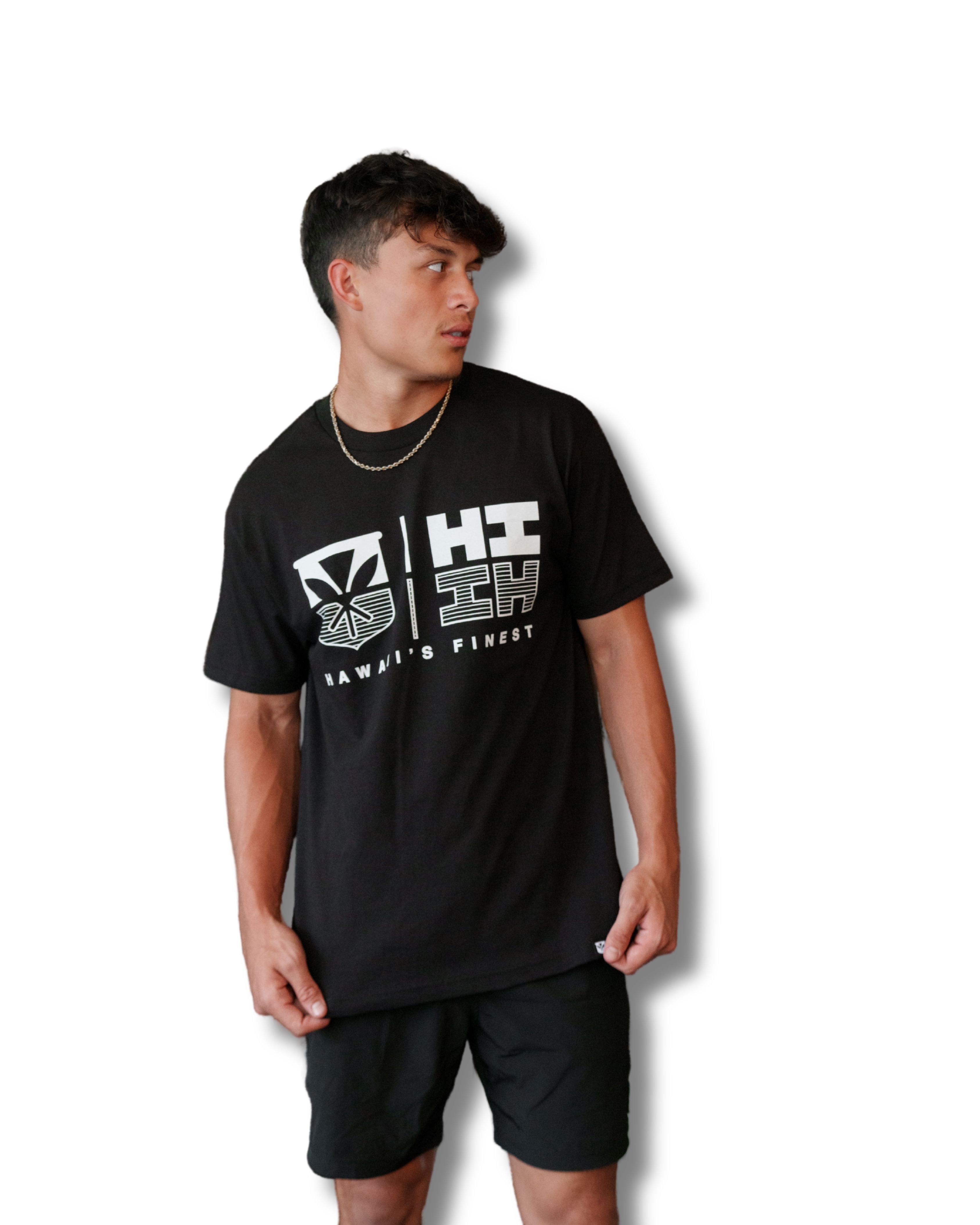 SIMPLE LOGO REFLECT WHITE T-SHIRT Shirts Hawaii's Finest MEDIUM 
