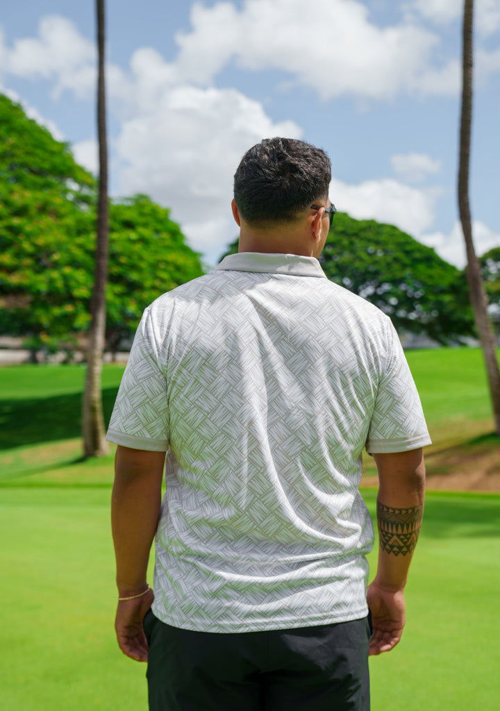 SOFT TAN LAUHALA GOLF SHIRT Jersey Hawaii's Finest 