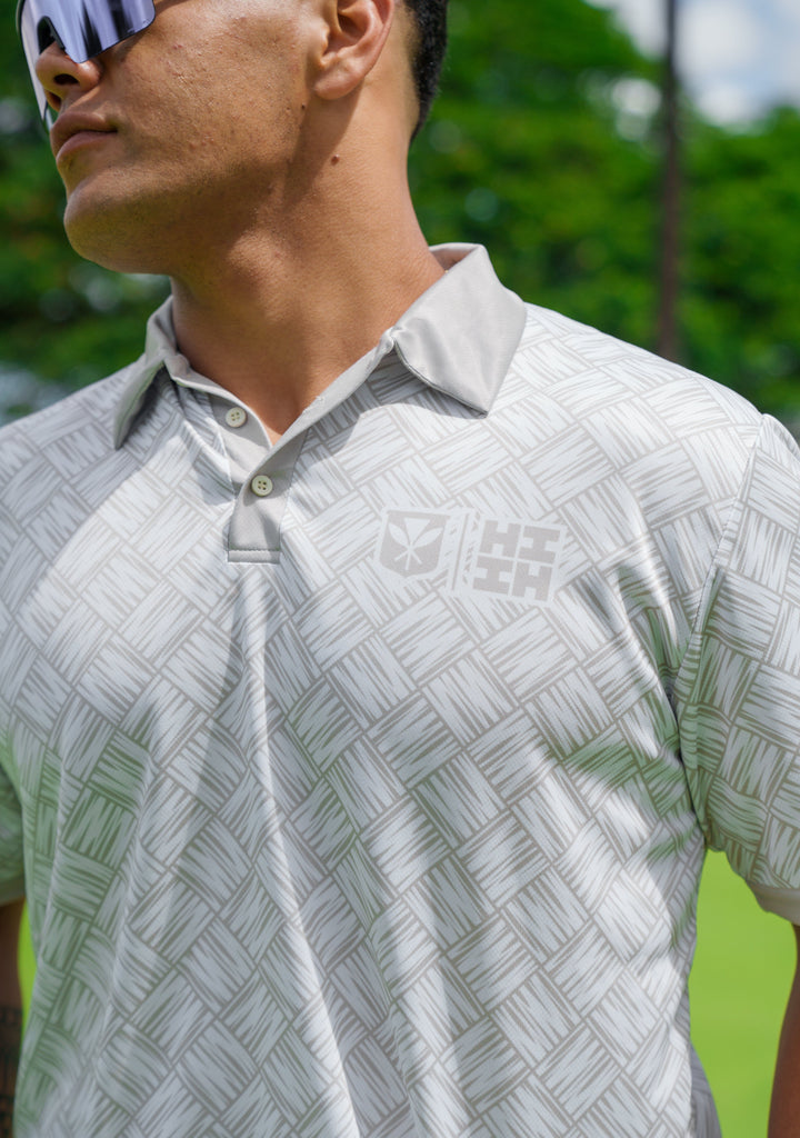 SOFT TAN LAUHALA GOLF SHIRT Jersey Hawaii's Finest 