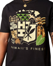 STICKER COLLAGE CAMO T-SHIRT Shirts Hawaii's Finest 