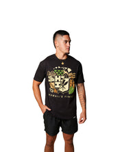 STICKER COLLAGE CAMO T-SHIRT Shirts Hawaii's Finest MEDIUM 
