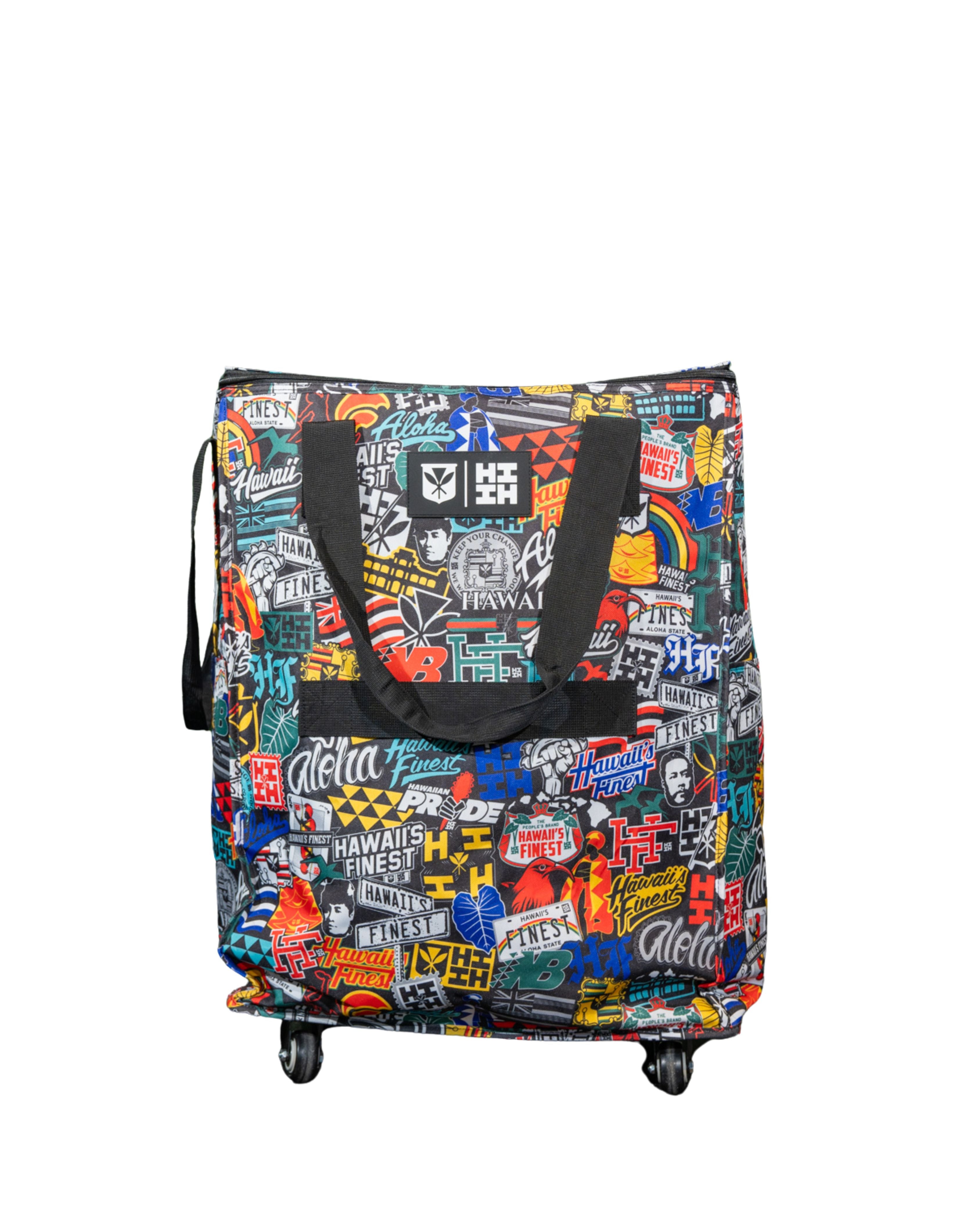 STICKERBOMB 4-WHEELAH BAGS Bags Hawaii's Finest LARGE 
