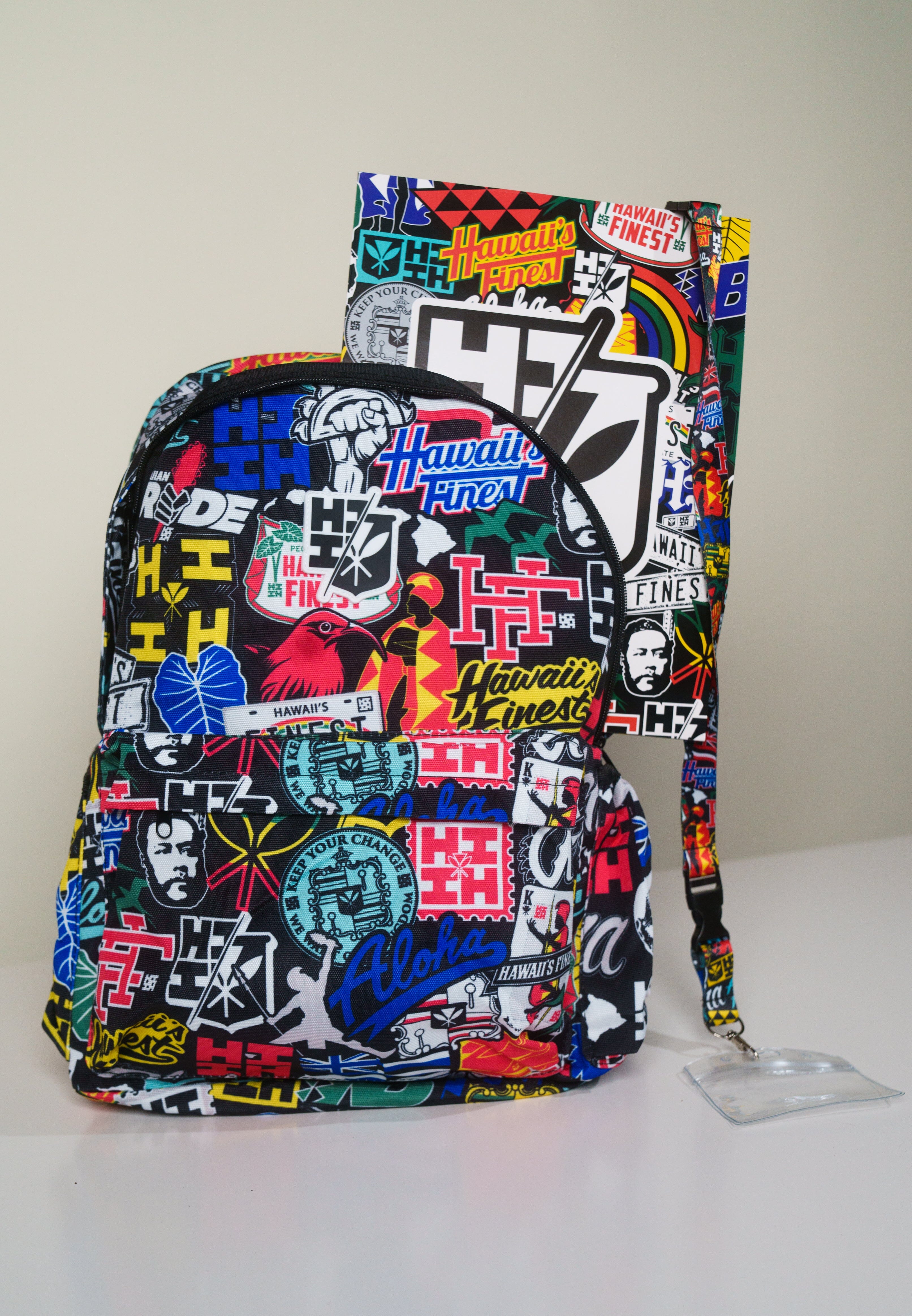 STICKERBOMB BACK-TO-SCHOOL SET Backpack Hawaii's Finest 