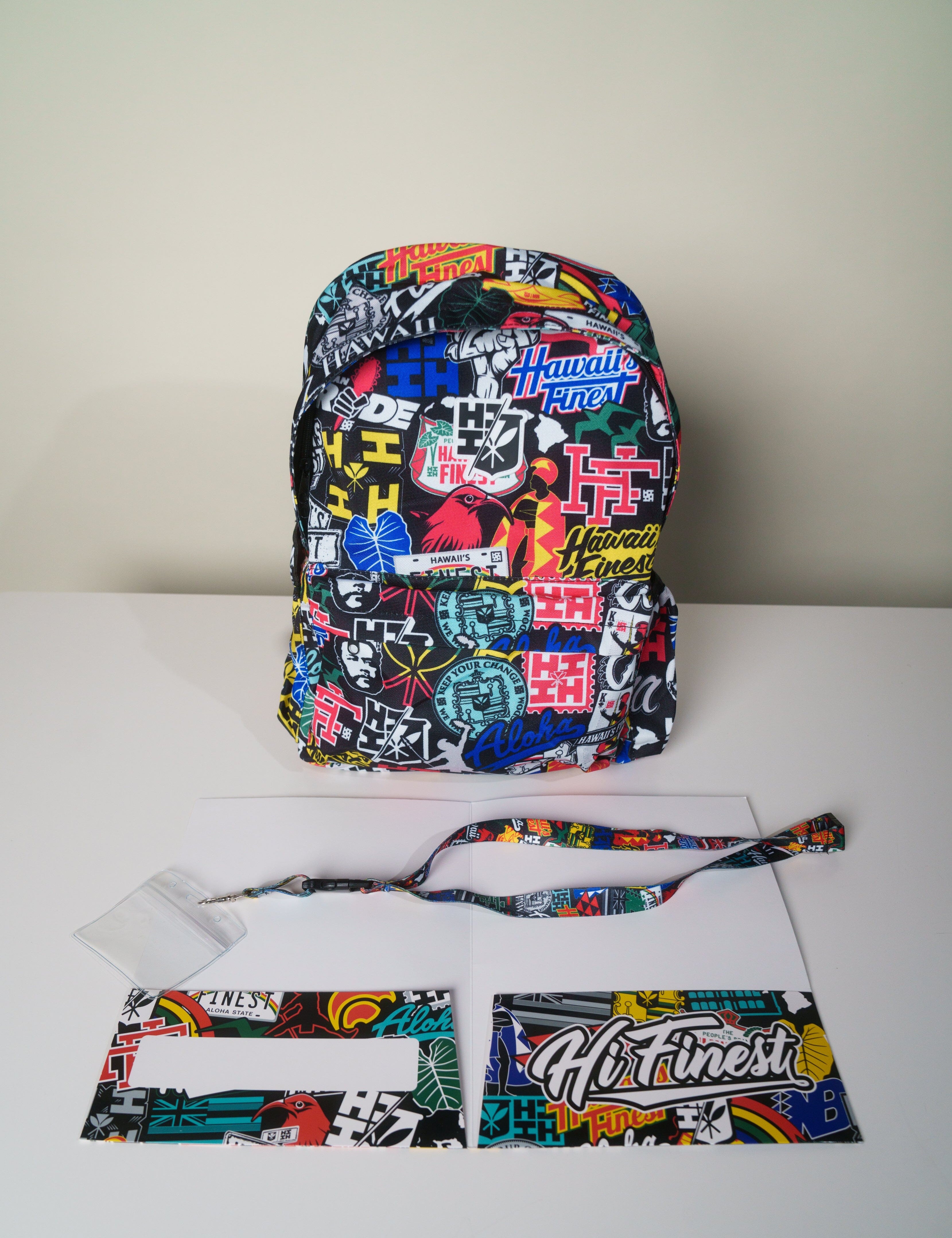 STICKERBOMB BACK-TO-SCHOOL SET Backpack Hawaii's Finest 