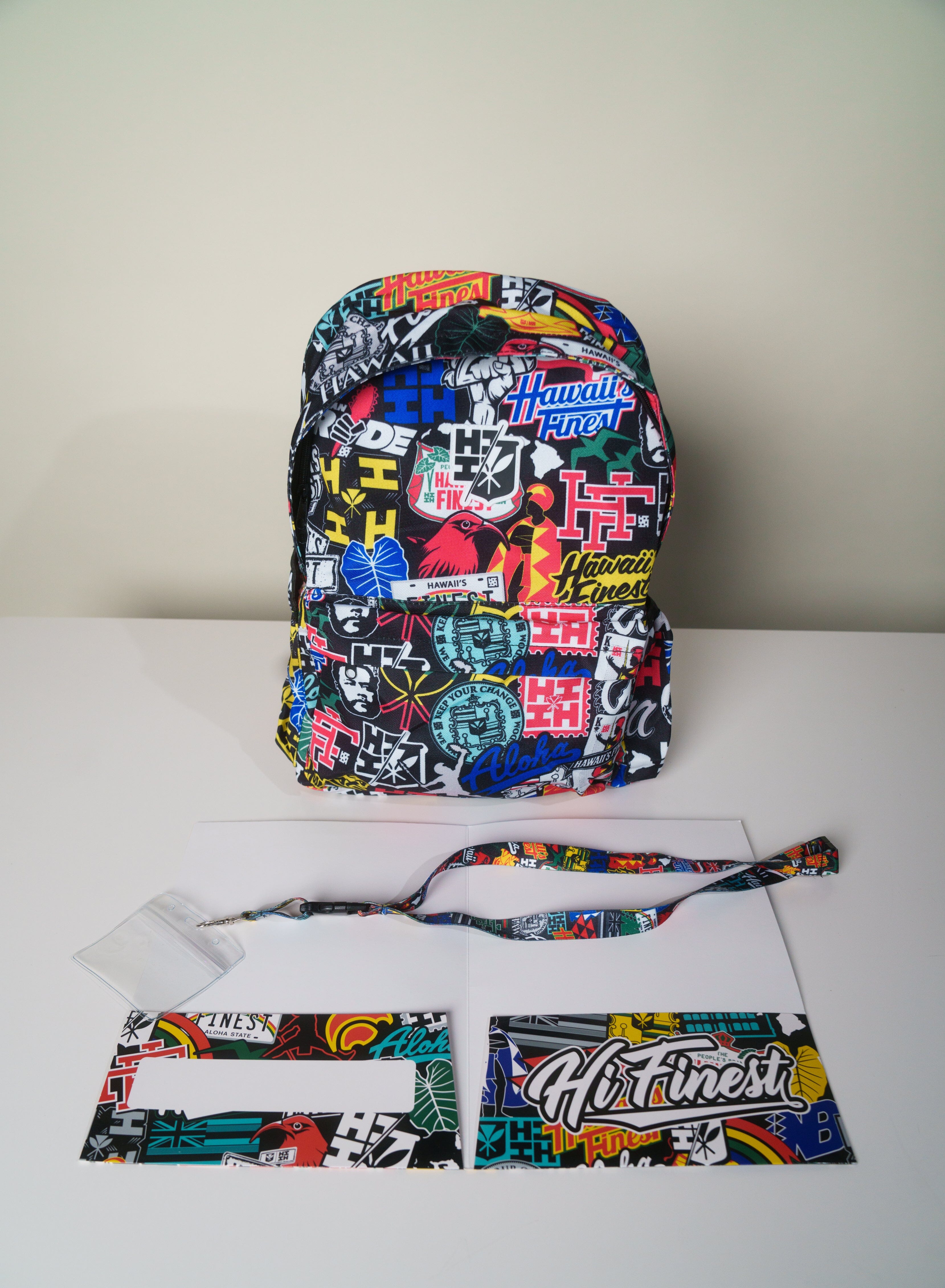 STICKERBOMB BACK-TO-SCHOOL SET Backpack Hawaii's Finest 