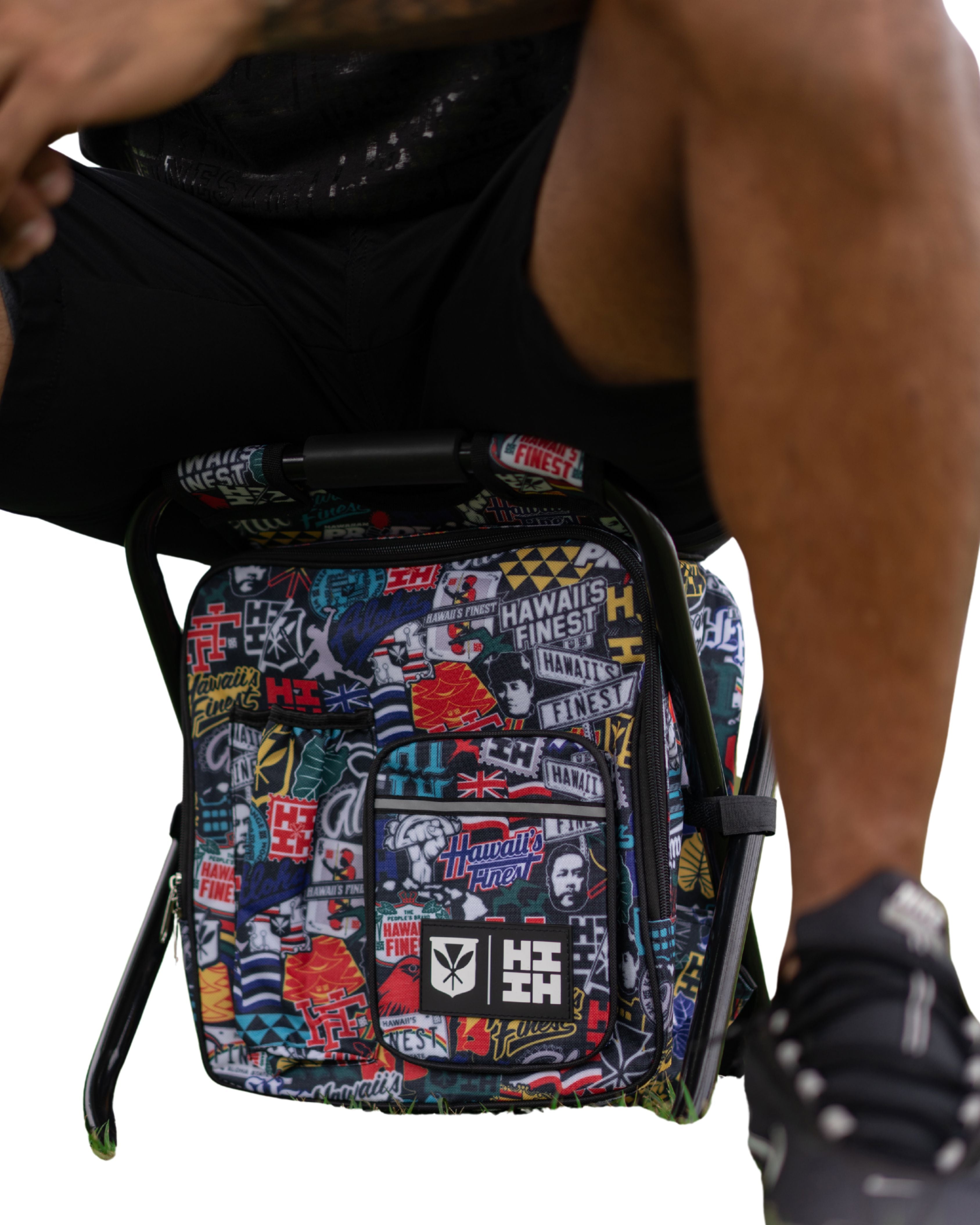STICKERBOMB COOLER BACKPACK Bags Hawaii's Finest 