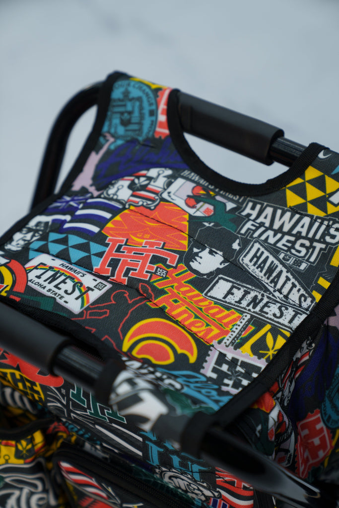 STICKERBOMB COOLER CHAIR BACKPACK Bags Hawaii's Finest 