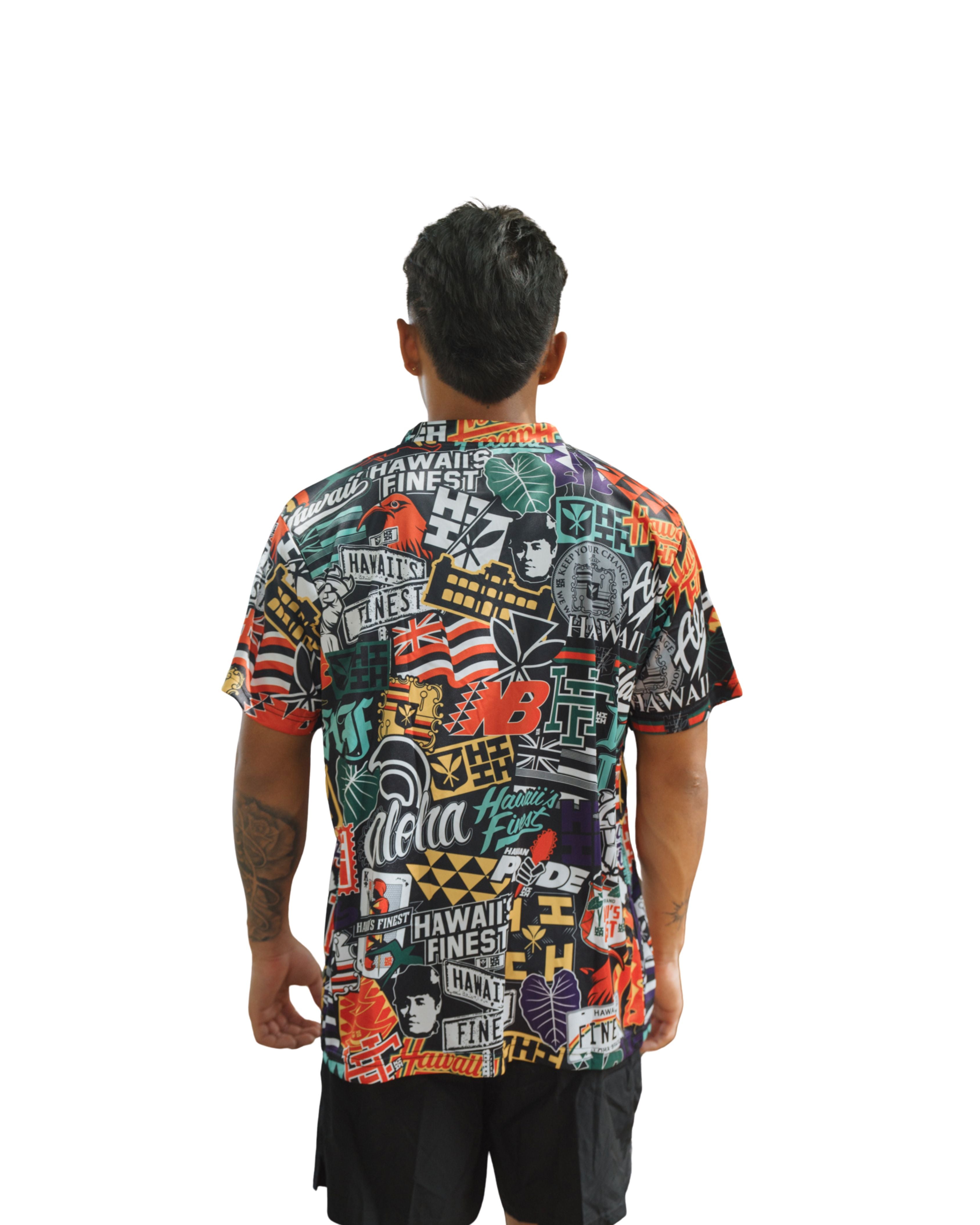 STICKERBOMB DRI-FIT T-SHIRT Hawaii's Finest 