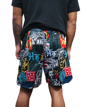 STICKERBOMB MESH SHORTS Shorts Hawaii's Finest 